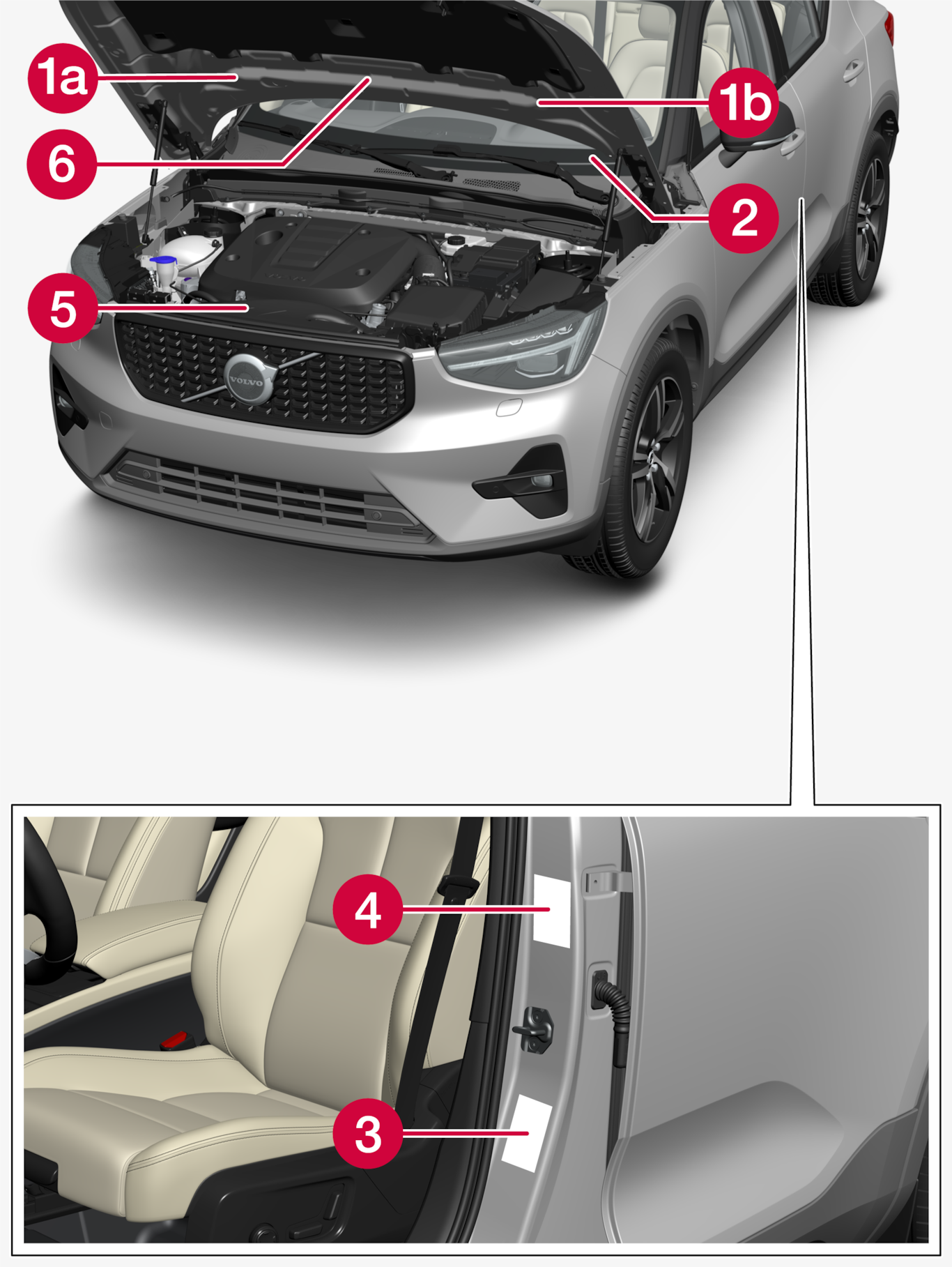 P6-2222-XC40-iCup-Type approval, labels, vehicles for USA and Canada