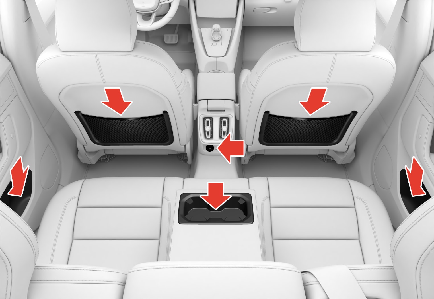 PS-2007-Interior storage, back seat