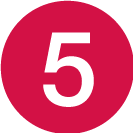 P5-Icon red circle 5