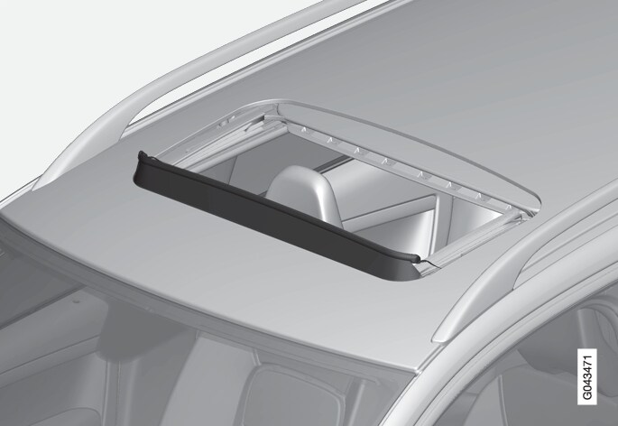 P3-V70/XC70/V60H Wind deflector moonroof