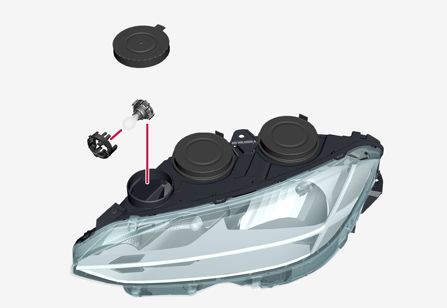 P5-1617-S90/V90 Turn indicator bulb replacement