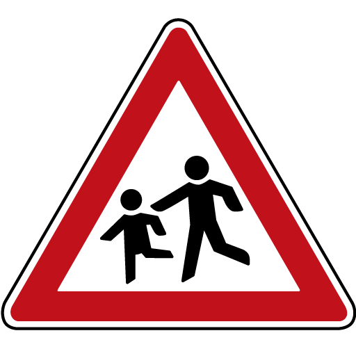 PS-1926-Warning for school or playing children
