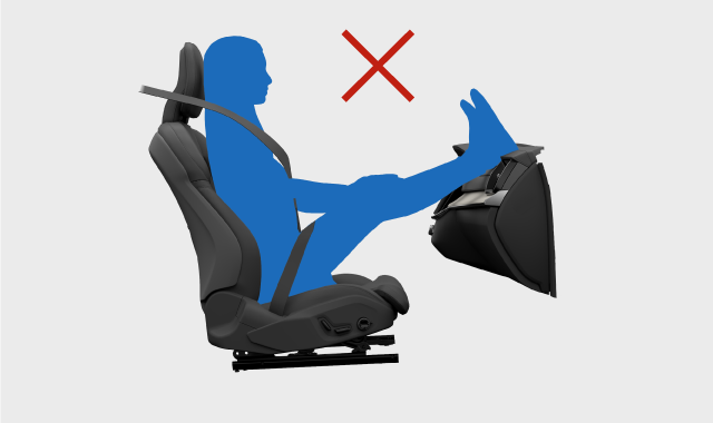 Postura incorrecta en el asiento