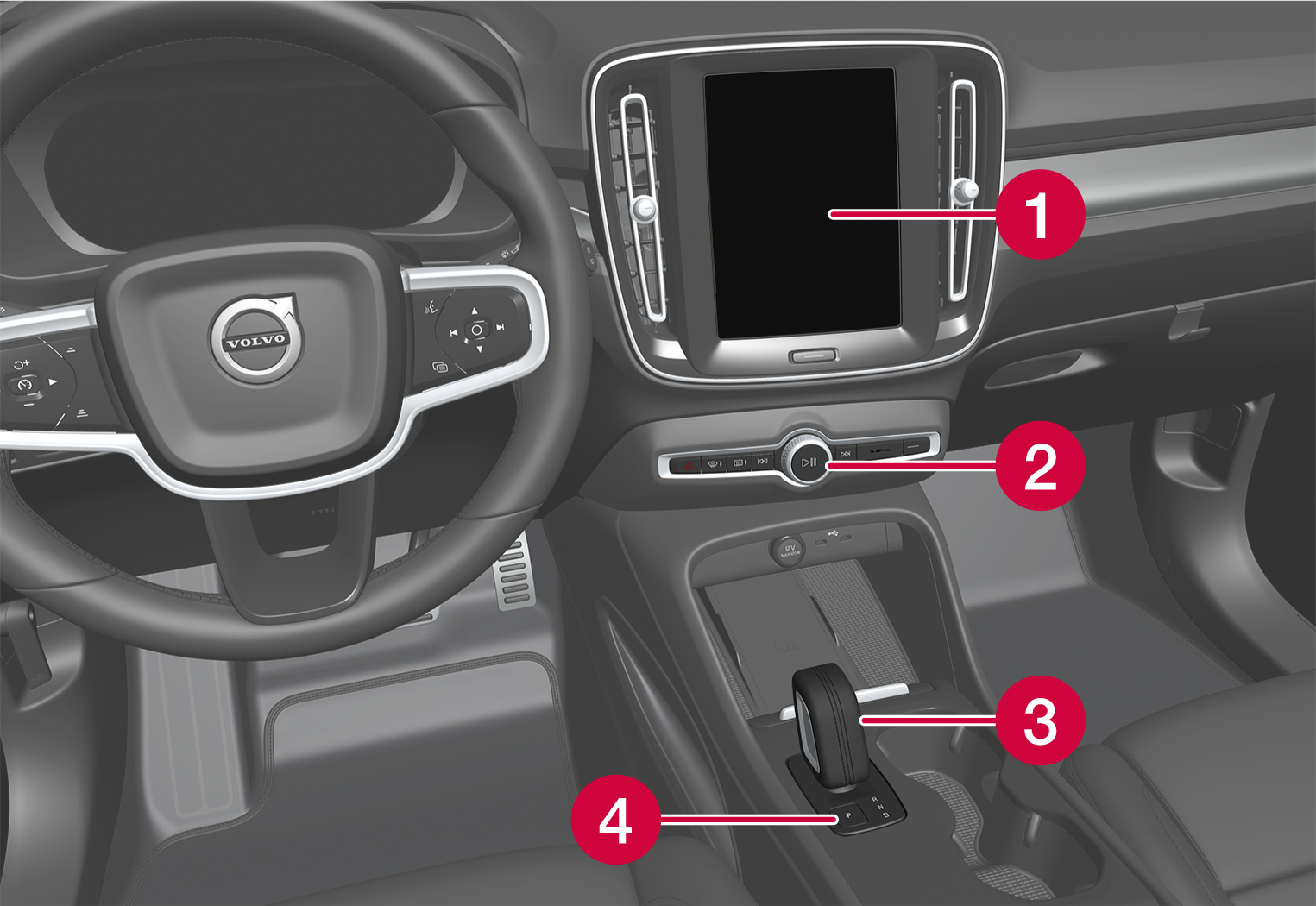 P6-2037-XC40BEV-Tunnel console