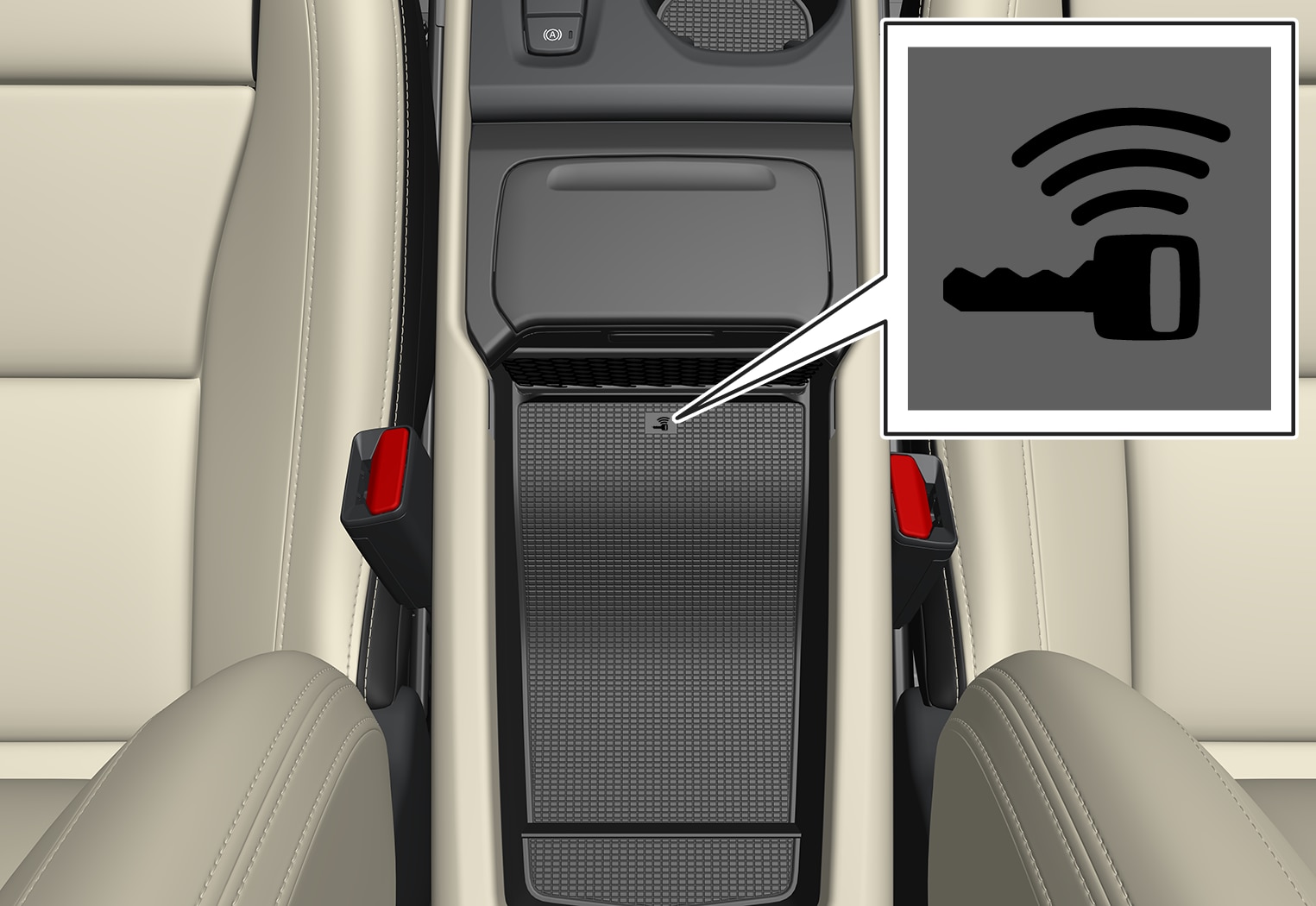 P6-1746-XC40- Backup start place in tunnel console