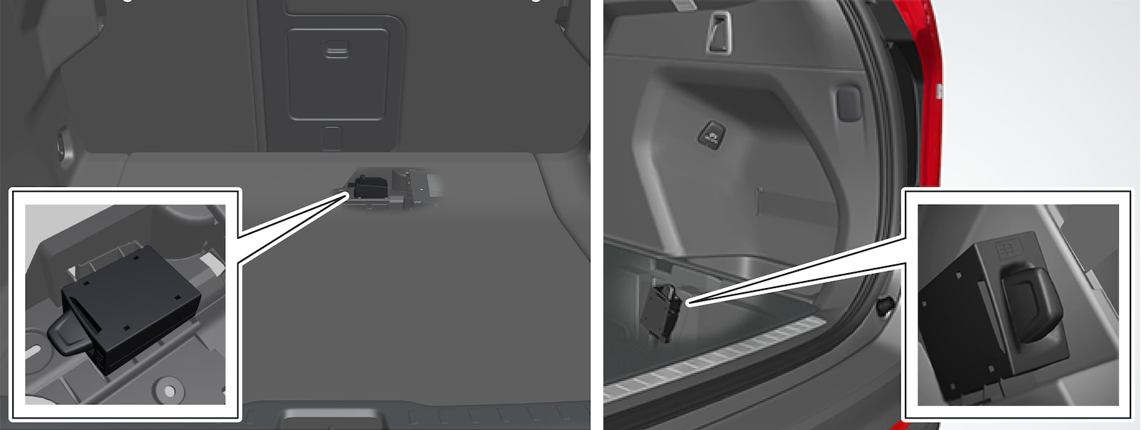 Volvo sim card on sale holder