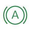 Auto hold activation symbol