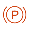 Výstražný symbol parkovacej brzdy