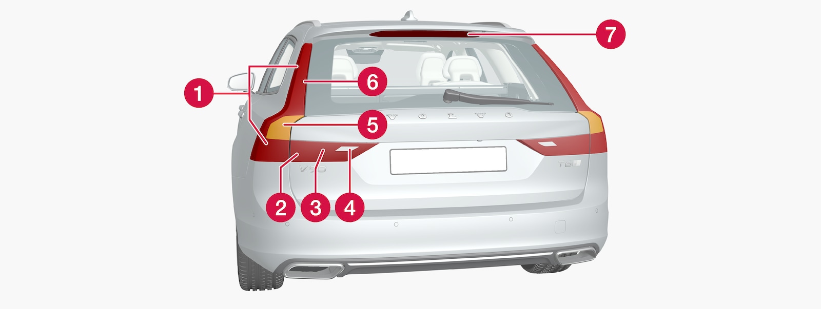 P5-1617-V90 Rear lamp positioning ECE