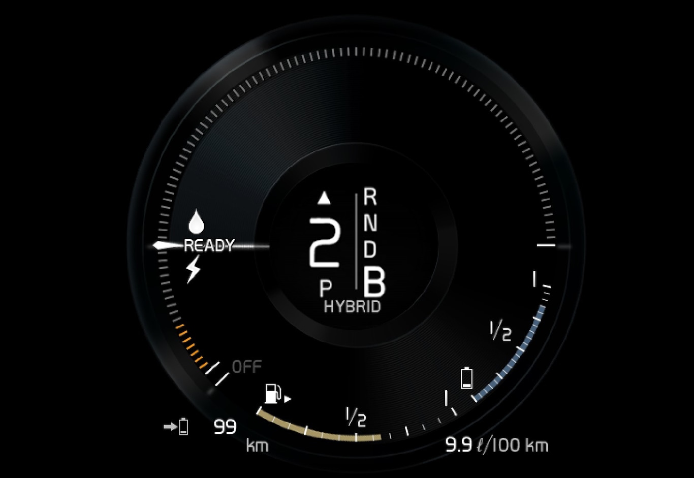 P5- 15w19-XC90H - drive mode HYBRID - no torque