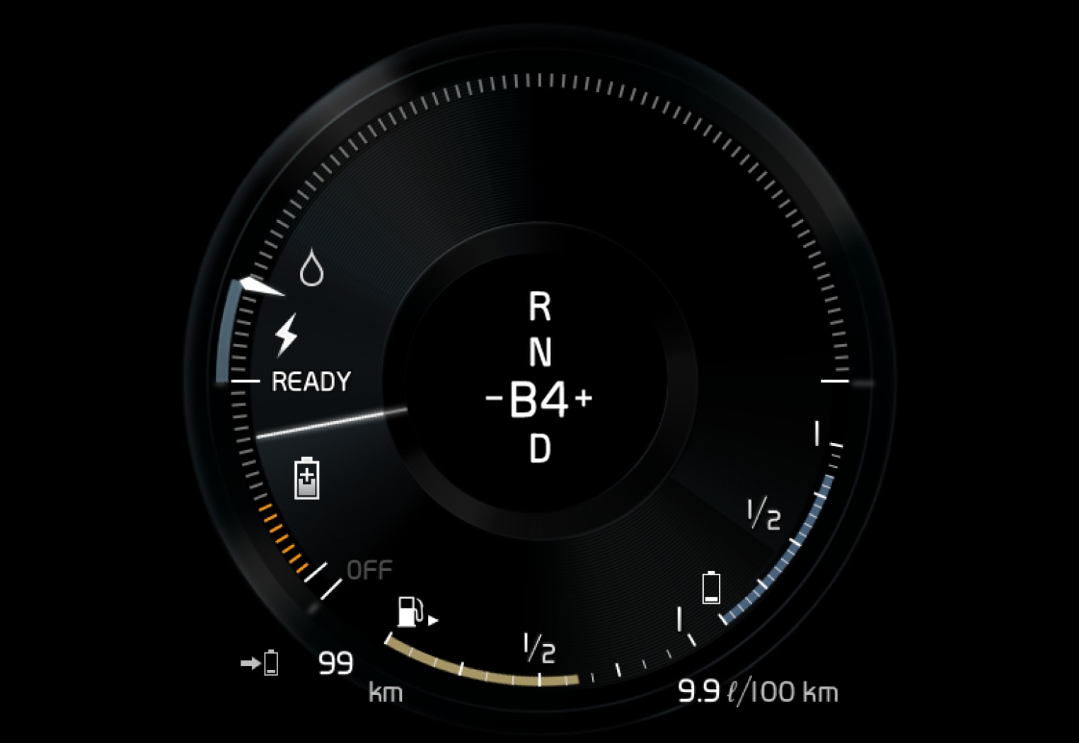 P5P6-1917-Hybrid meter, changed values, meter charging