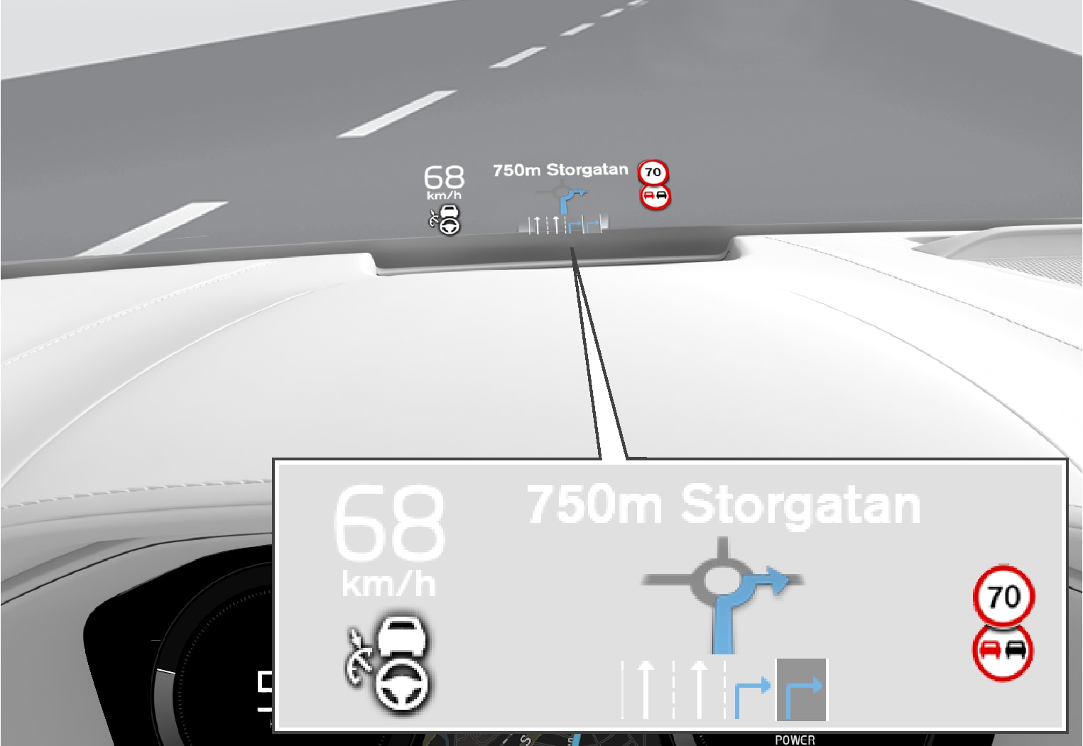 PS-1926-Navigation information in head-up display