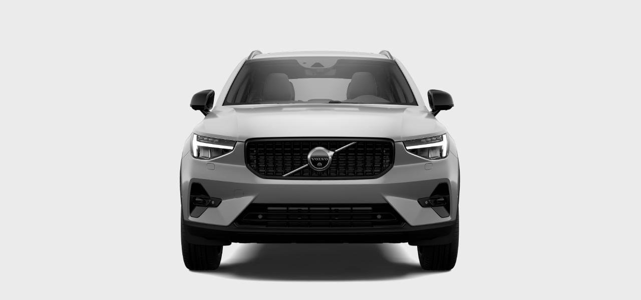 Front view of the car showing exterior lights, mirrors and windscreen wipers