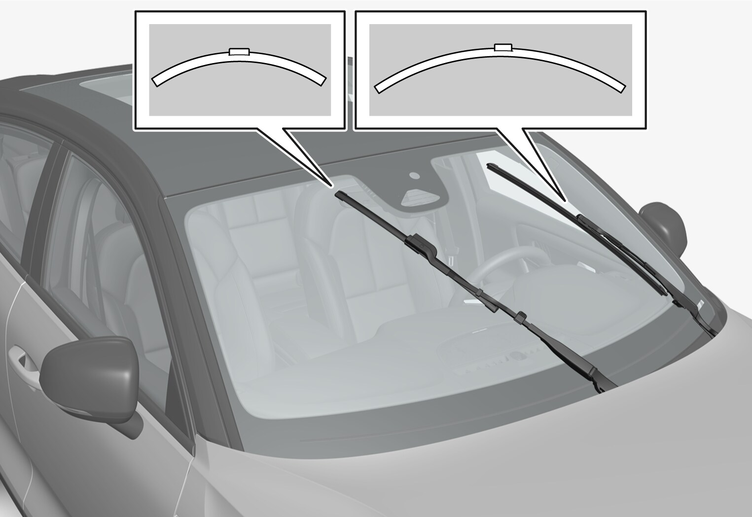 P6-2139-C40-Wiper blades diffrent length