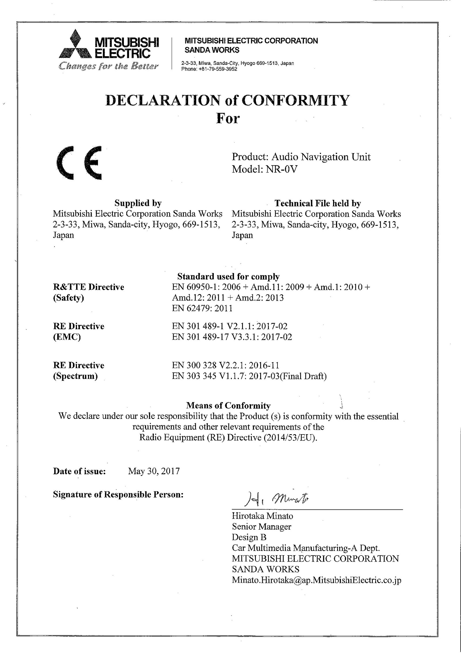 P5/P6-1746-Declaration of Conformity