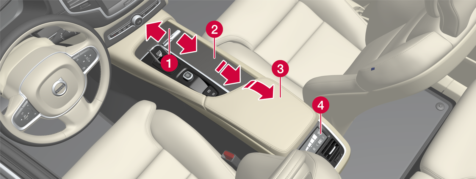 P5-2222-XC90+XC90H-Tunnel console