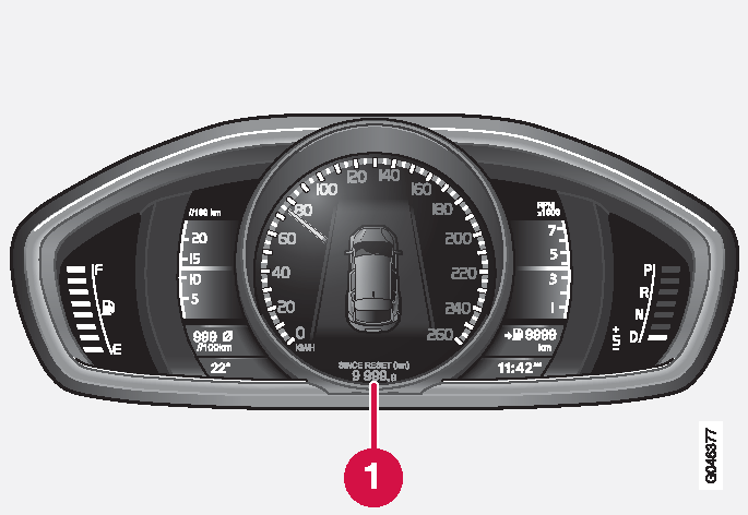 P4-1220-Y55X Trip meter