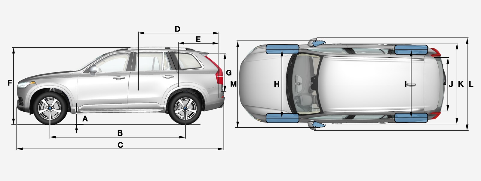 P5-1717-XC90-Overview with measurements
