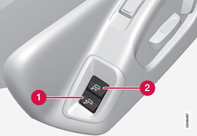 P3-1220-XC60 Electrical operated lumbar support