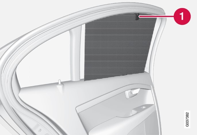 P3-0846-S80 Sun curtain rear door