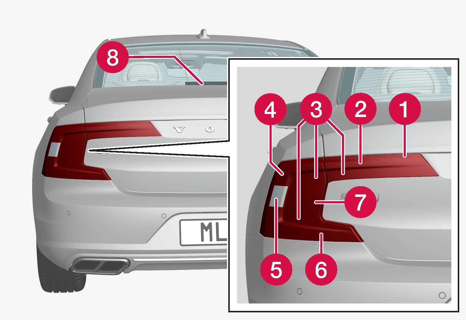 P5-2017-S90 Rear lamp positioning US