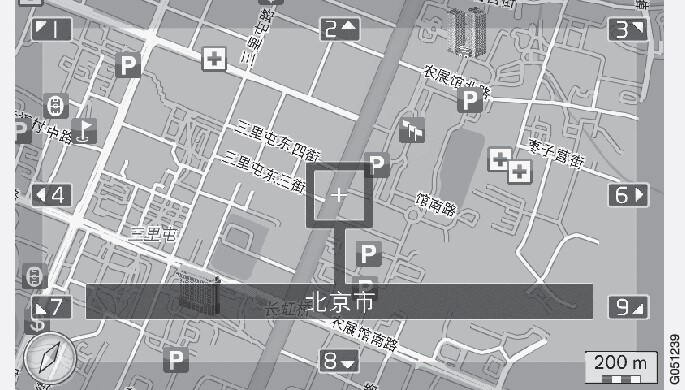 P3-1420-NAV-CHN Karta Scrolläge