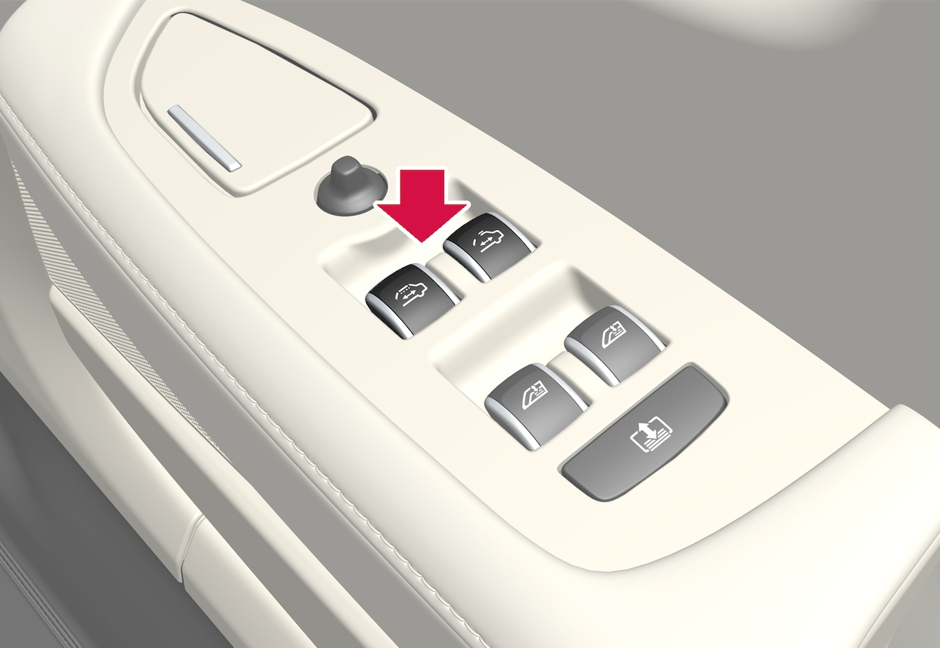 P5-1646-S90L Panoramic roof control, RR