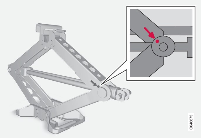 P3-820 Jack assembly posiiton