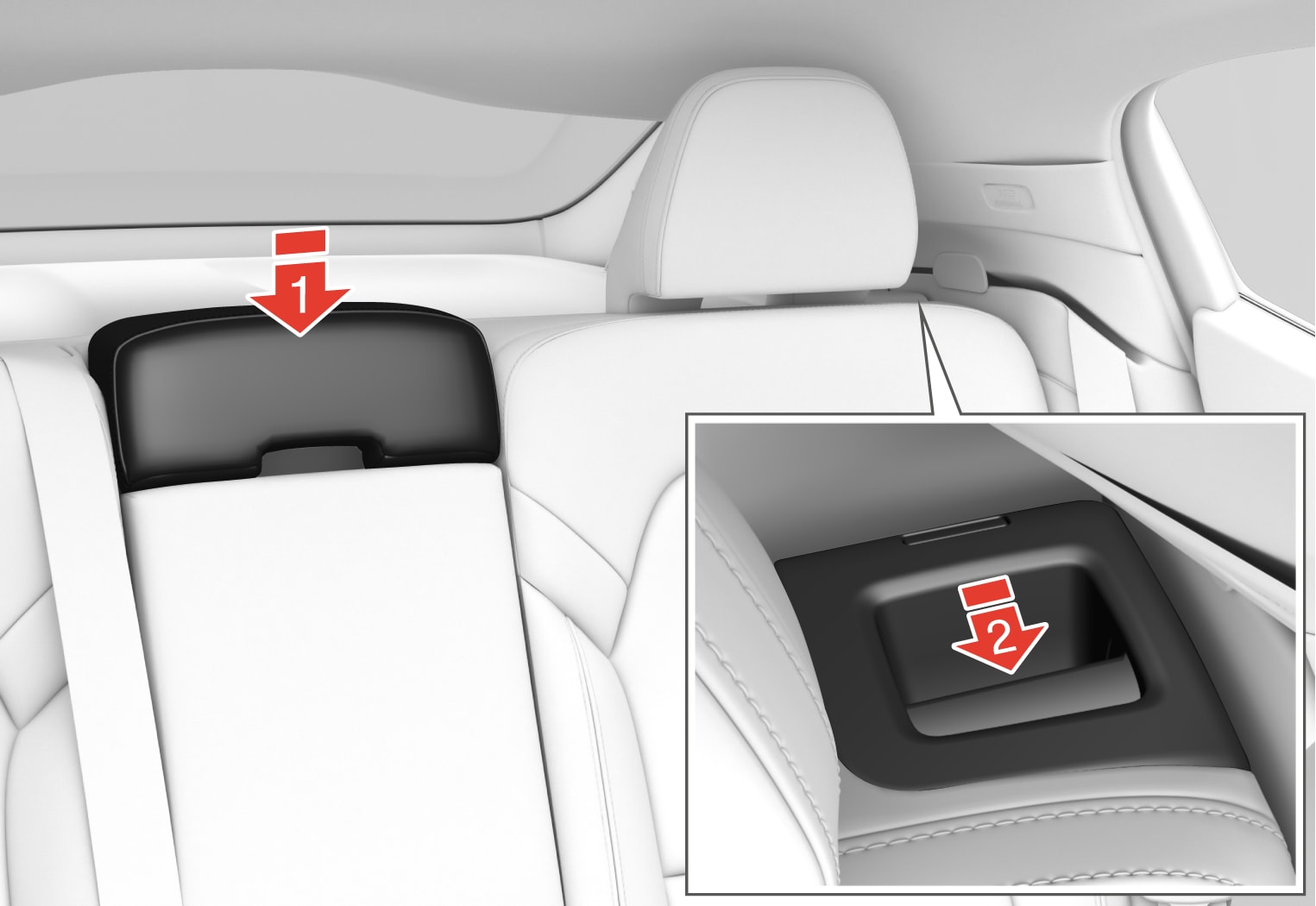 PS2- 2007- Folding rear seat manually from back seat
