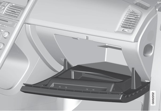 P3-0835 XC60 Glove compartment