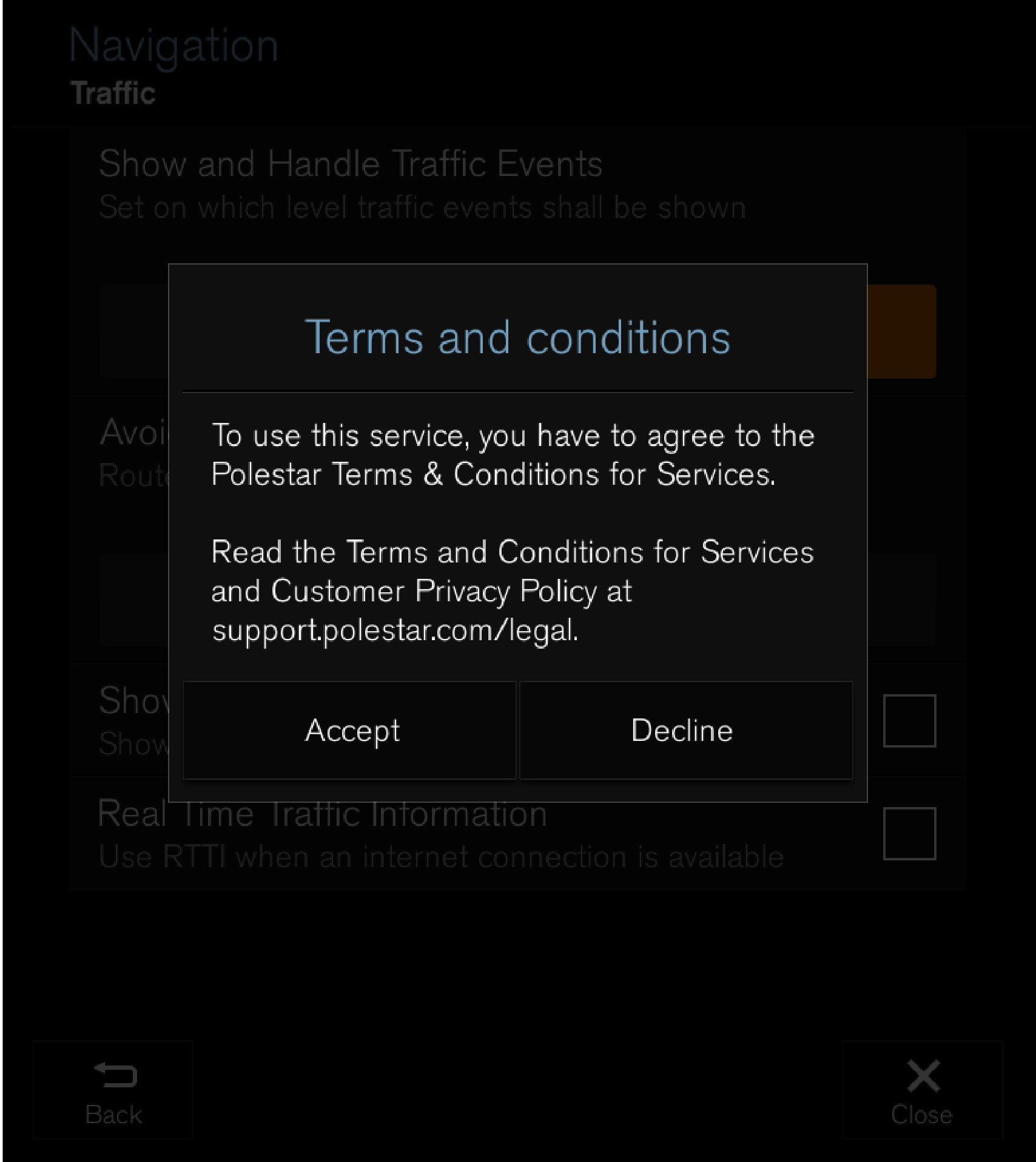 PS-1926-Terms and conditions screen