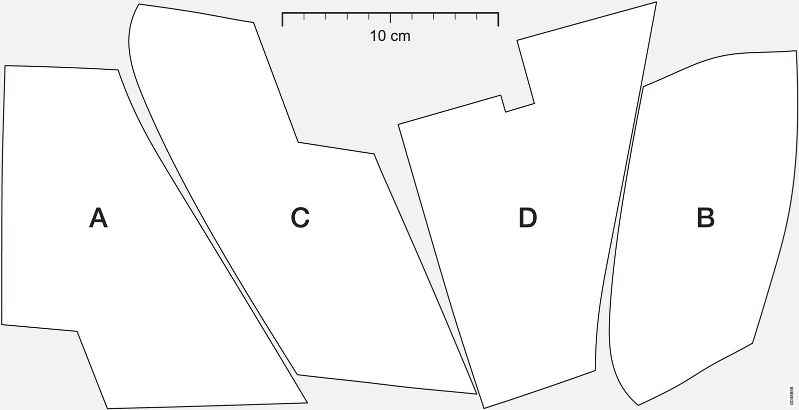 P3-1320-X70/S80 Figures with ruler, halogen headlights