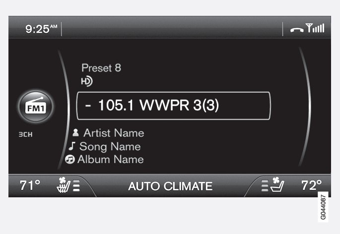 P3-1020-USA-S60/V60 HD radio subchannel