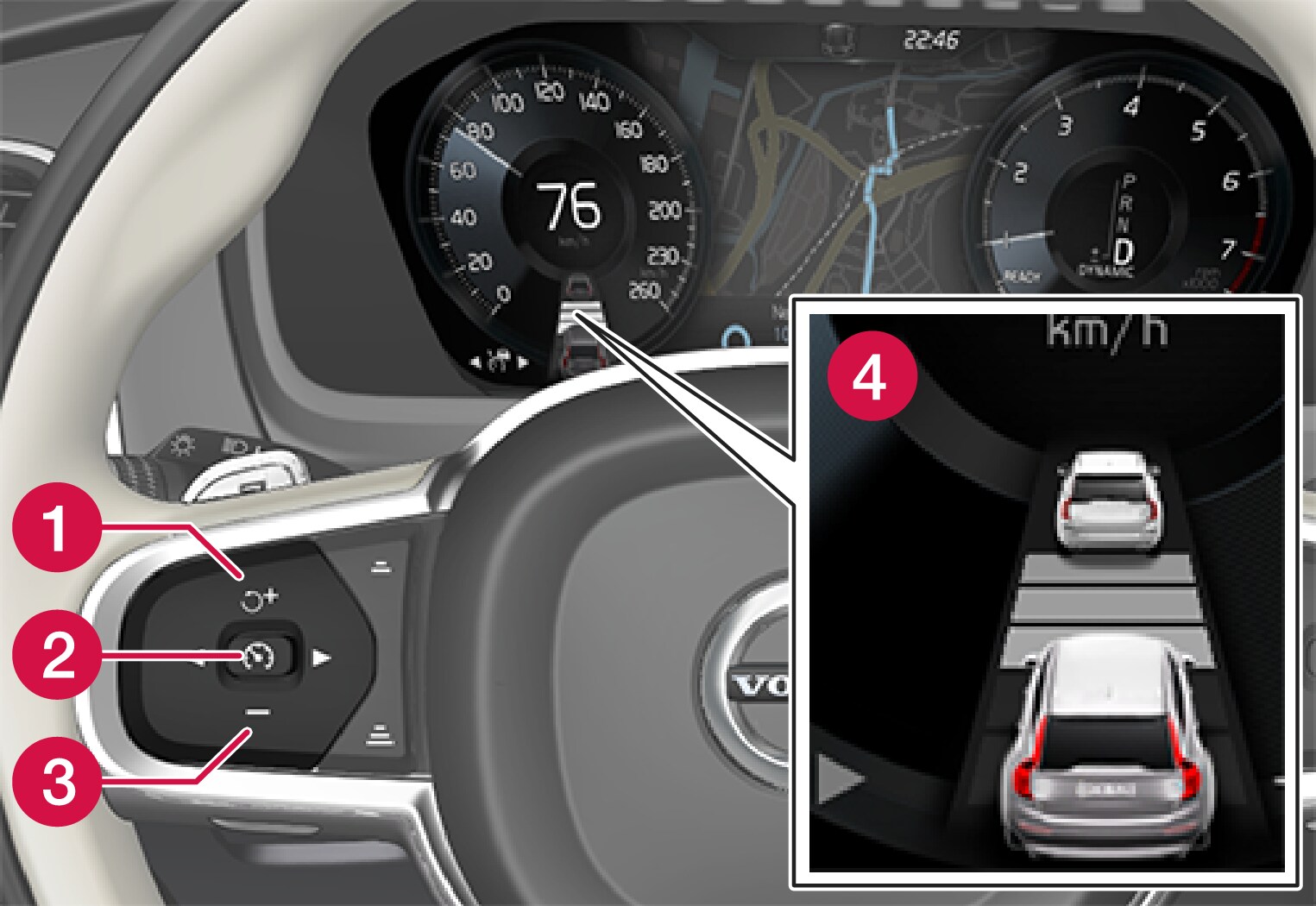 P5-1507-Adaptive Cruise Control, setting cruise control in standby mode