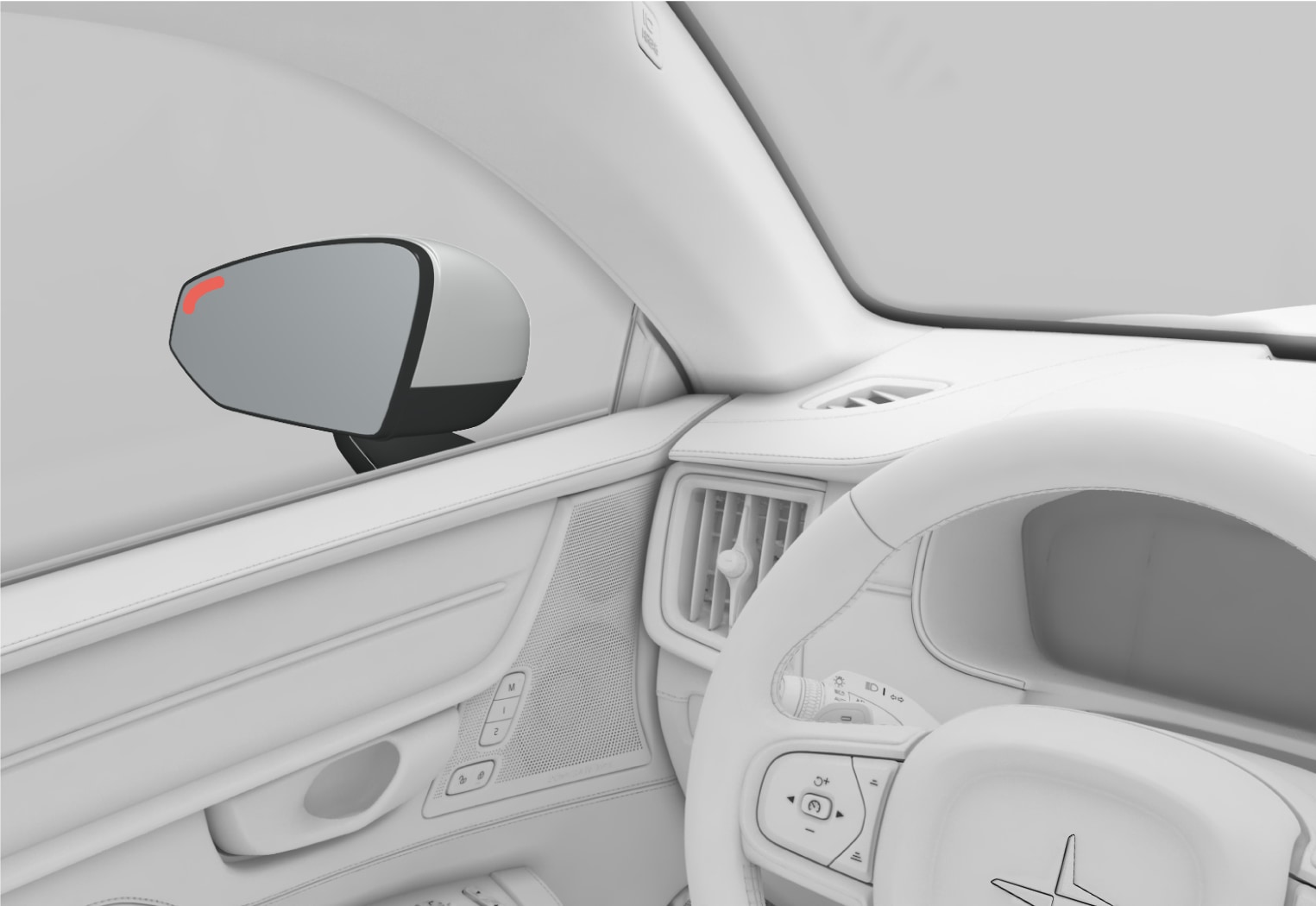 PS-1926-Blind Spot Information light position