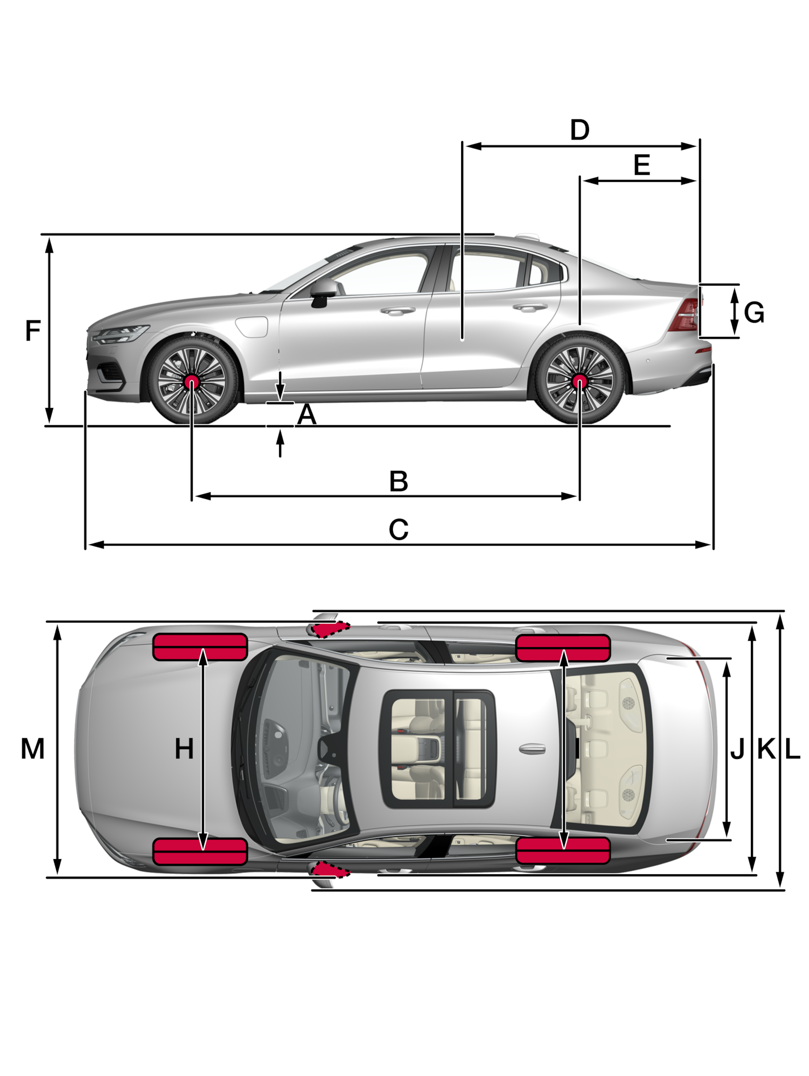 S60 Medidas Volvo Support MX