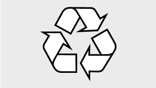 Label for recycling properly