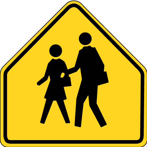 PS-1926-Warning for school or playing children (USA)