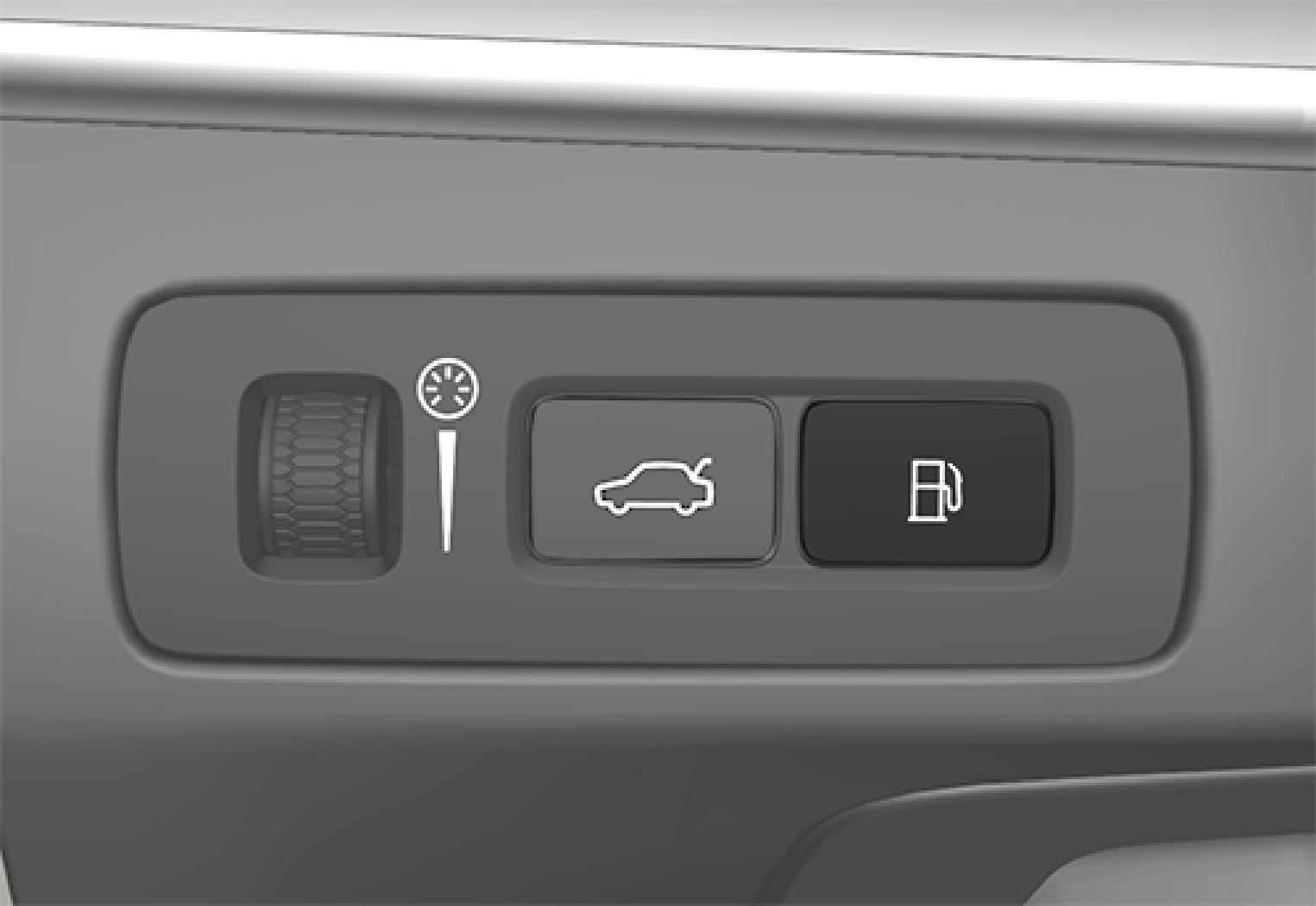 P5-1519-XC90 HYBRID Fuel filler flap button