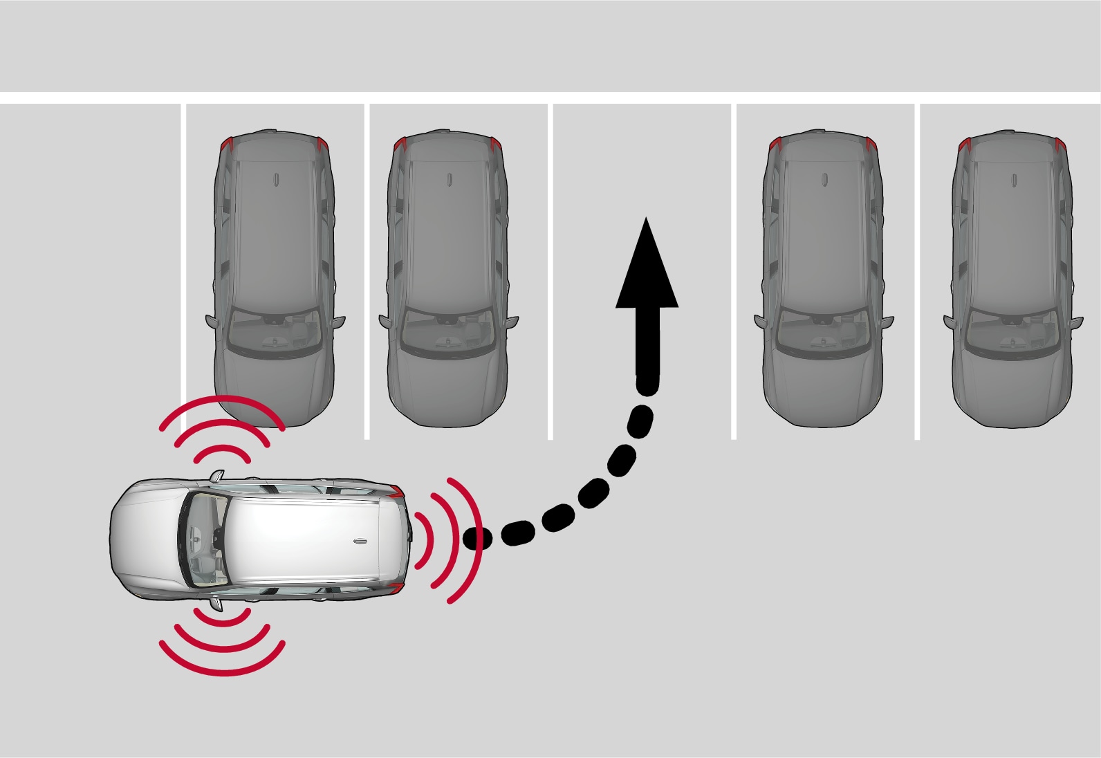 Perpendicular parking with Park Assist Pilot | Car functions | Support and  legal articles | Volvo Support