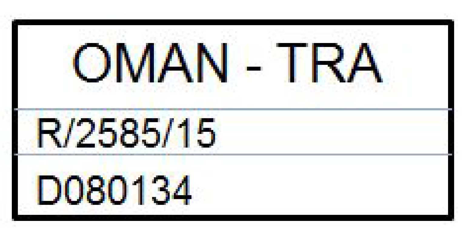 P5 - 15w46 - Remote key approval sign - Oman