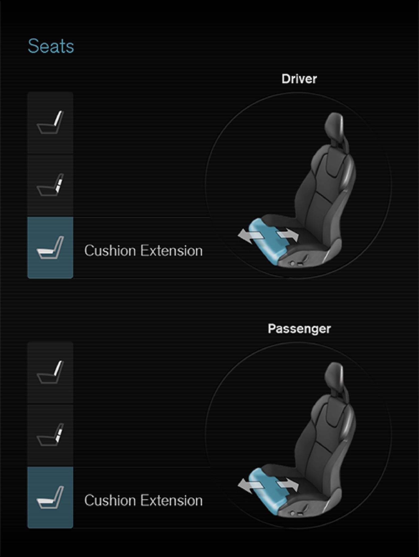 P5-1507-Seat function-Cushion extention