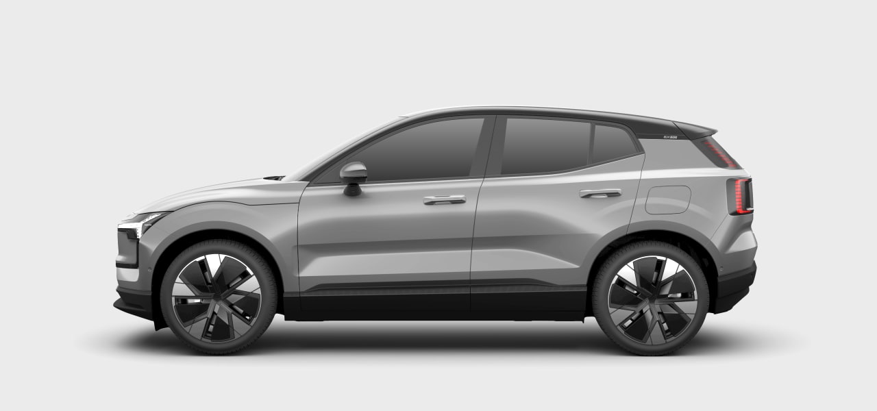 Side view of the car