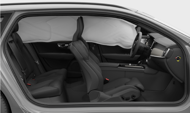 Inflatable curtain airbag location