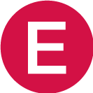 P5-Icon red circle E