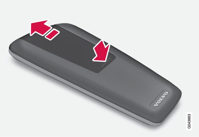 P3-1020-S60/V60 Battery change remote control