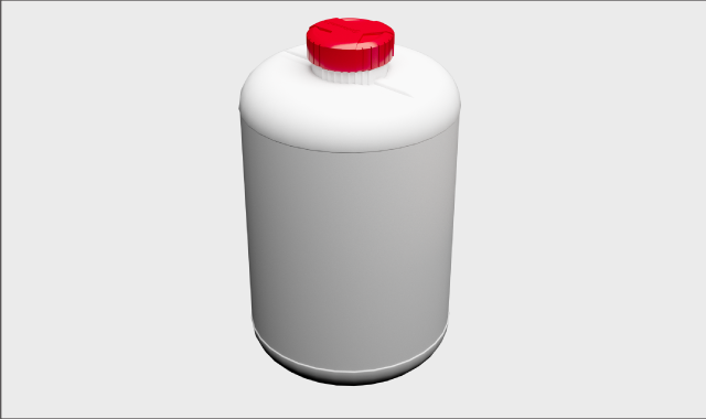 Botella con líquido sellador