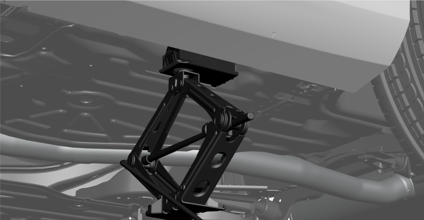 P6-2317-SPA-Lifting jack meets car