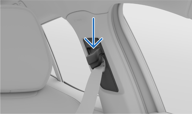 Seatbelt height adjustment