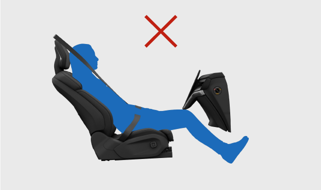Incorrect sitting posture